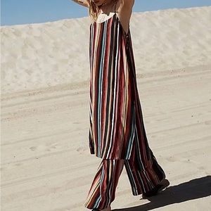 free people ruby striped boho pants and tunic set